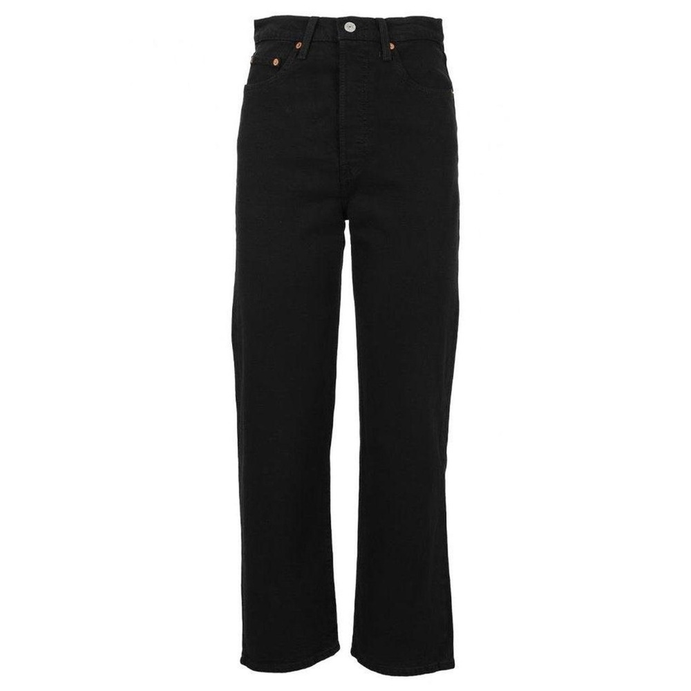Levi's Ribcage Ankle Straight black jeans